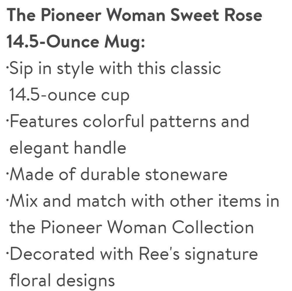 Gift ❤️ New Pioneer Woman Sweet Rose Mug & Throw Blanket Gift Set - Picture 5 of 7